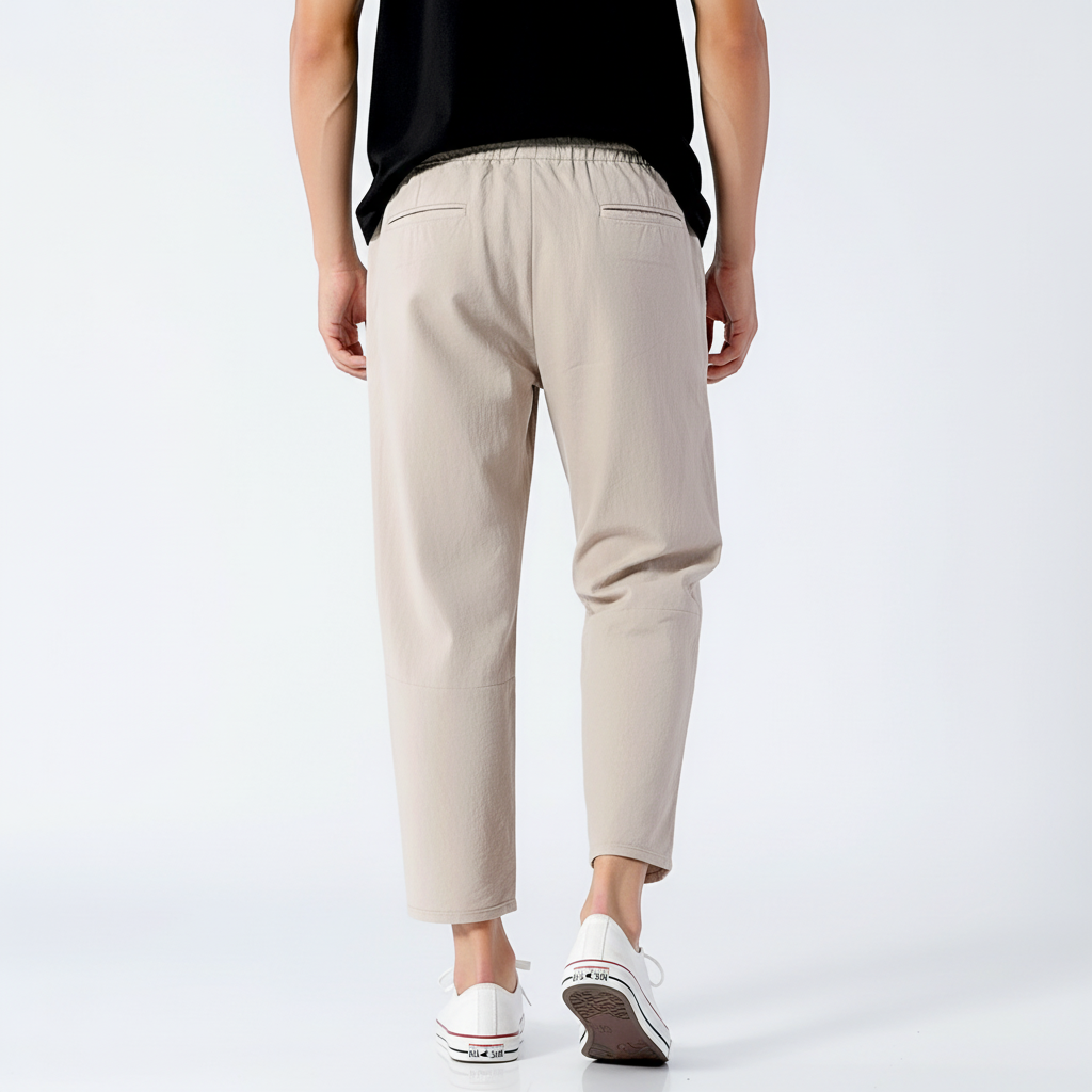 Lizzy | Pantalon ample en coton et lin respirant 1