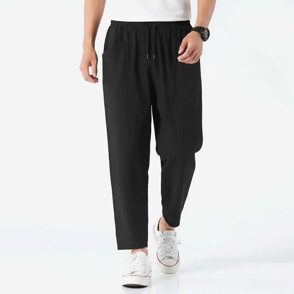 Lizzy | Pantalon ample en coton et lin respirant 3