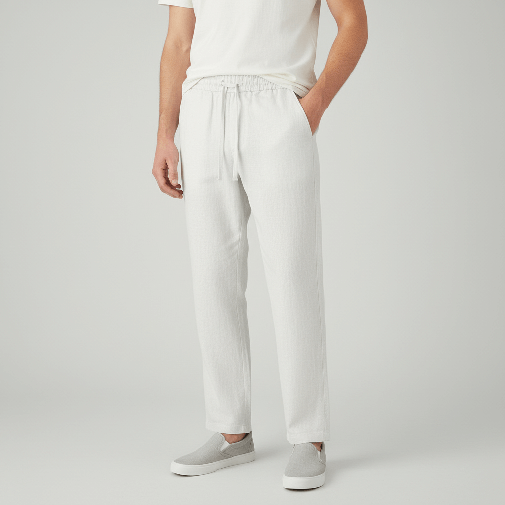 Lizzy | Pantalon ample en lin avec taille élastique 6
