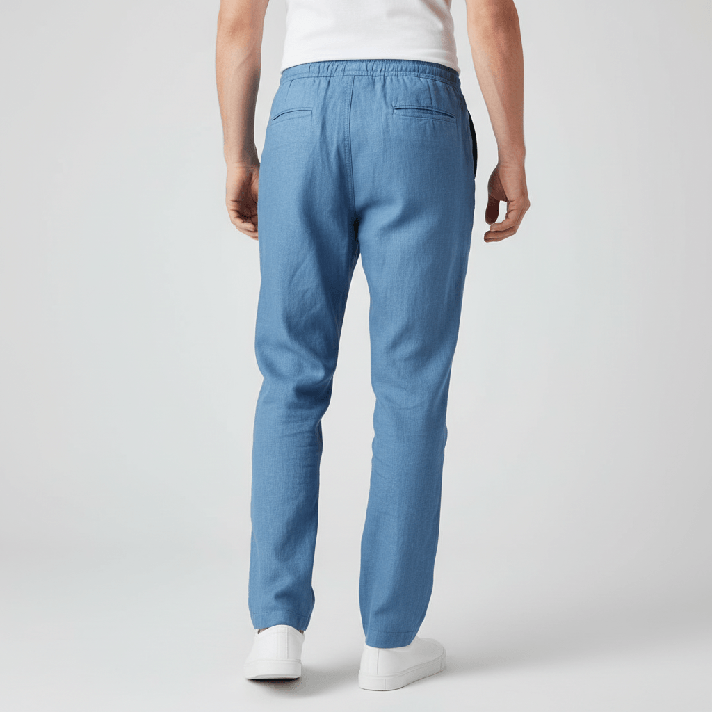 Lizzy | Pantalon en lin léger avec cordon de serrage 1