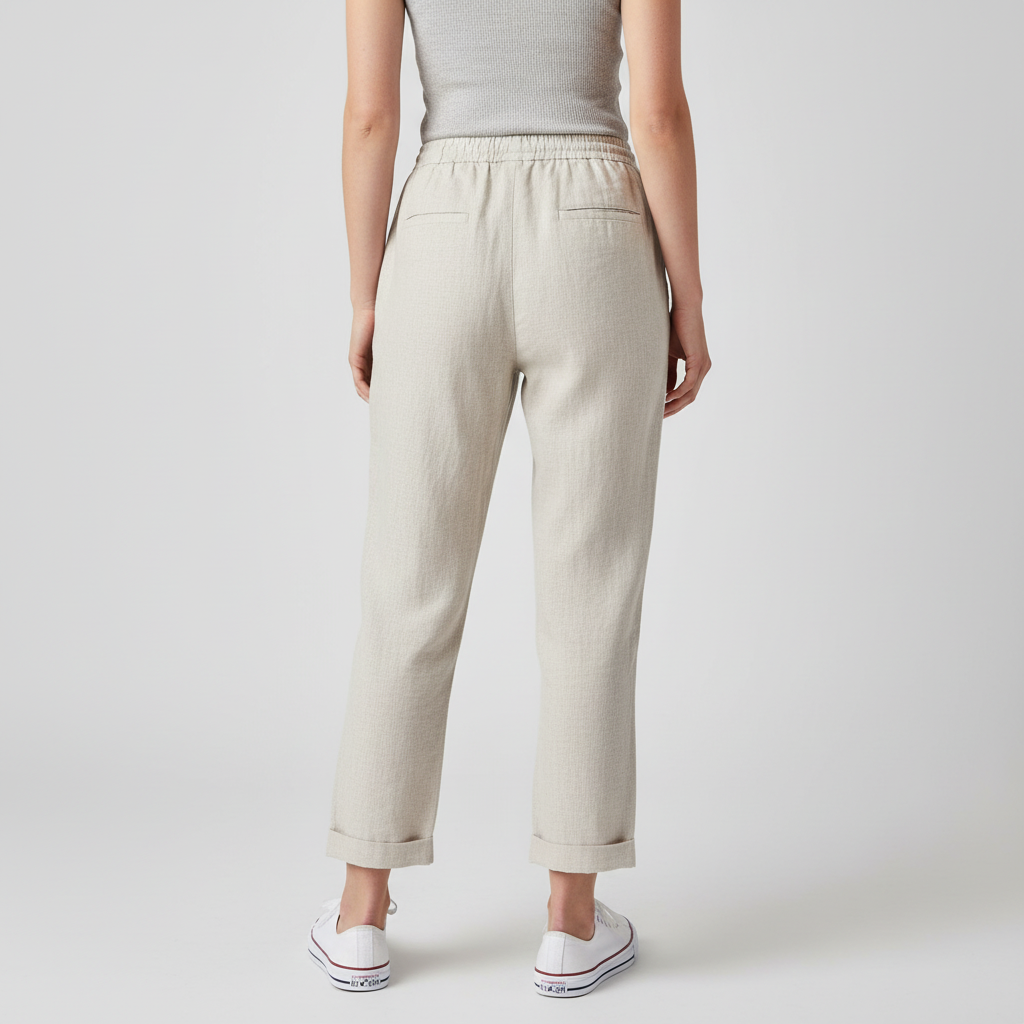 Lizzy | Pantalon en lin respirant ajusté 1