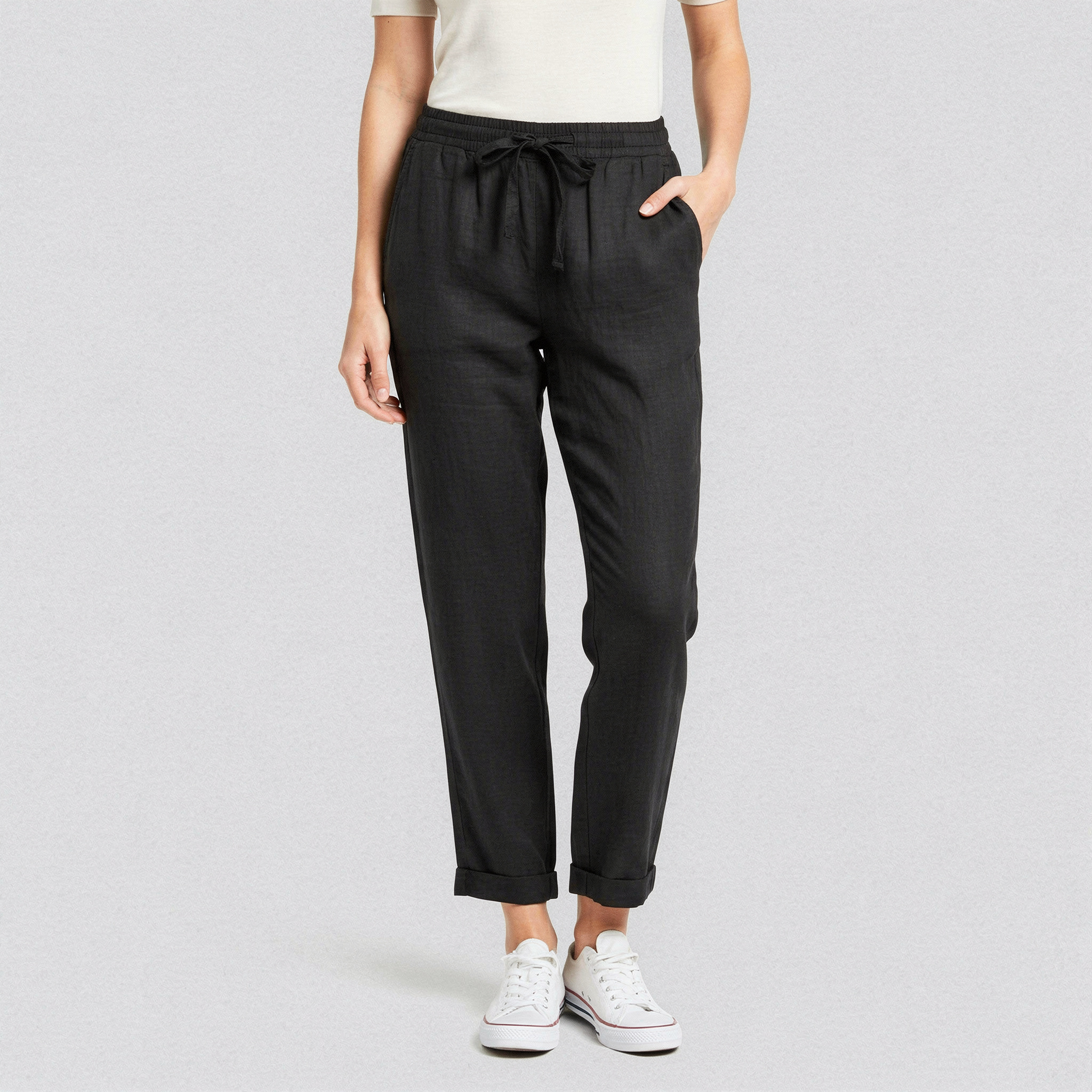 Lizzy | Pantalon en lin respirant ajusté 3