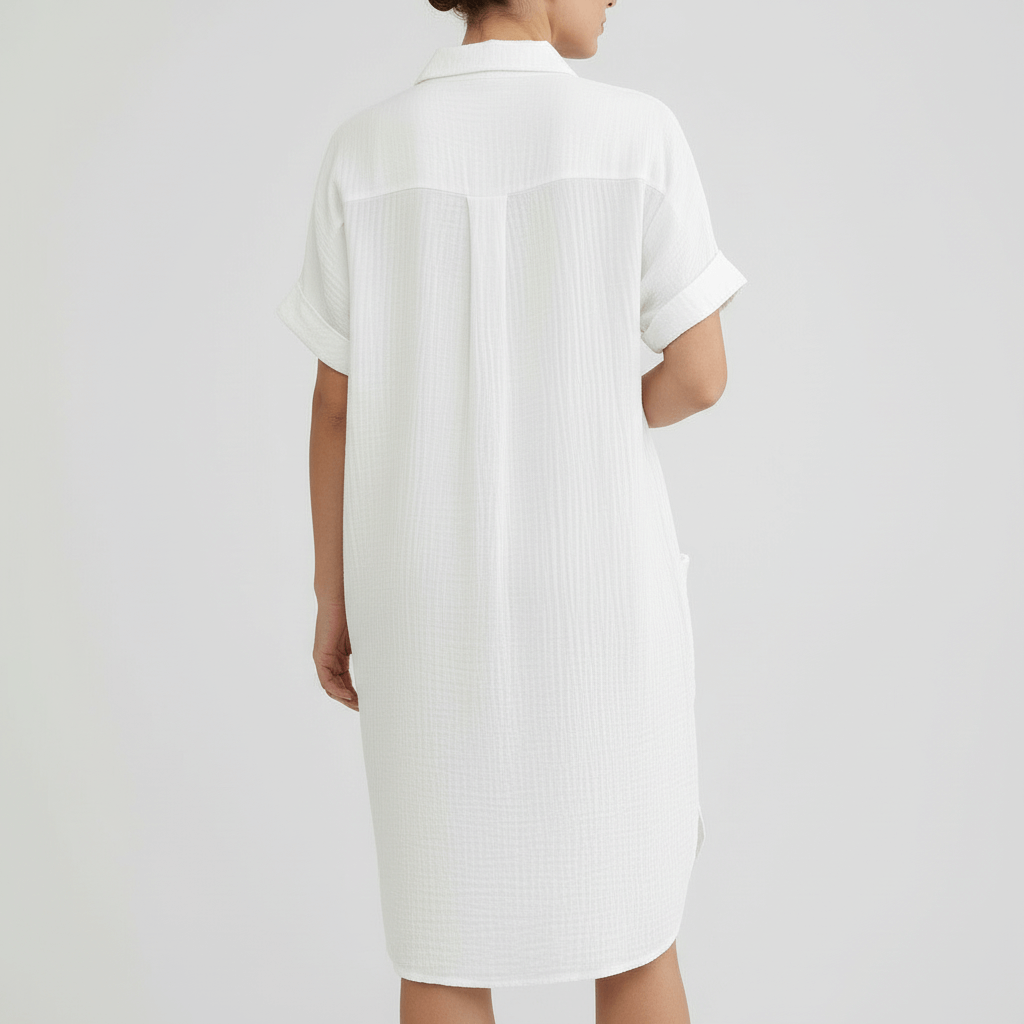 Lizzy | Robe d'été légère avec col et poches 1