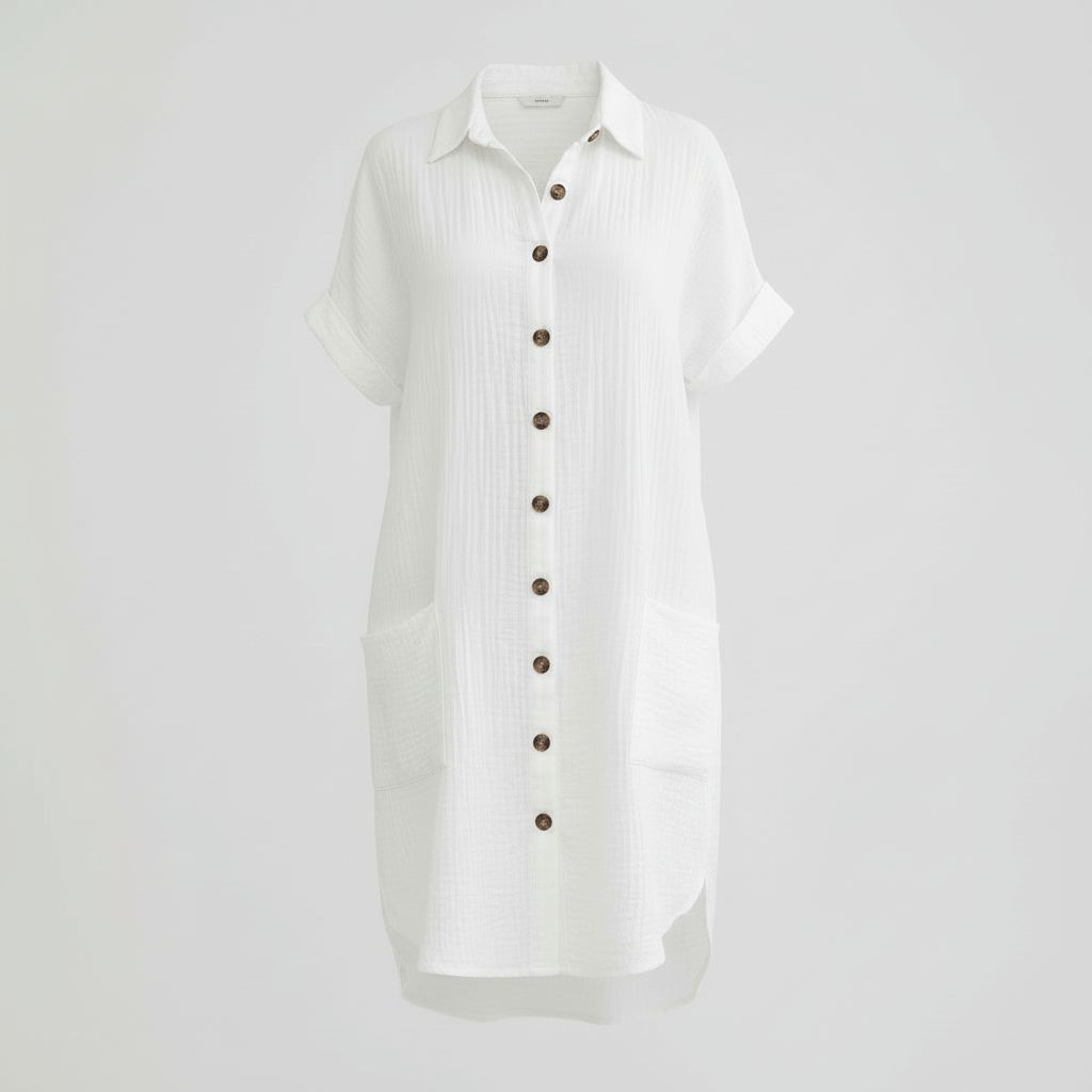 Lizzy | Robe d'été légère avec col et poches 2