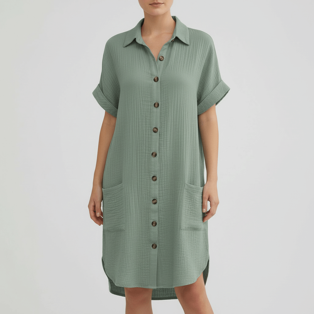 Lizzy | Robe d'été légère avec col et poches 3