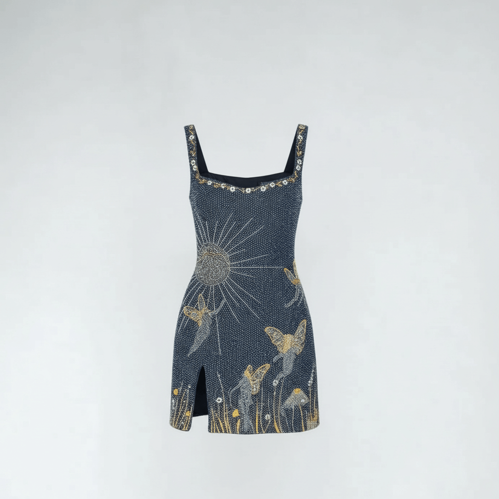 Rizile | Mini-robe ajustée brillante