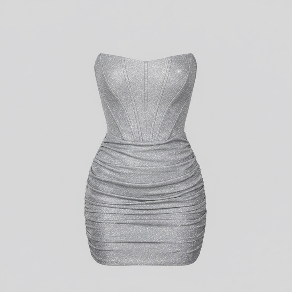 Rizile | Mini-robe corset brillante