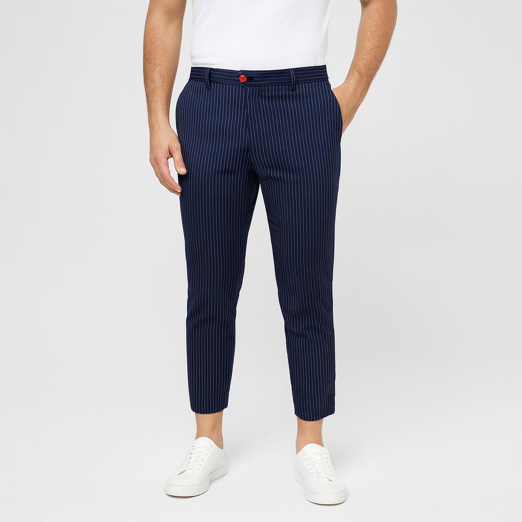 Rizile | Pantalon slim en tissu doux
