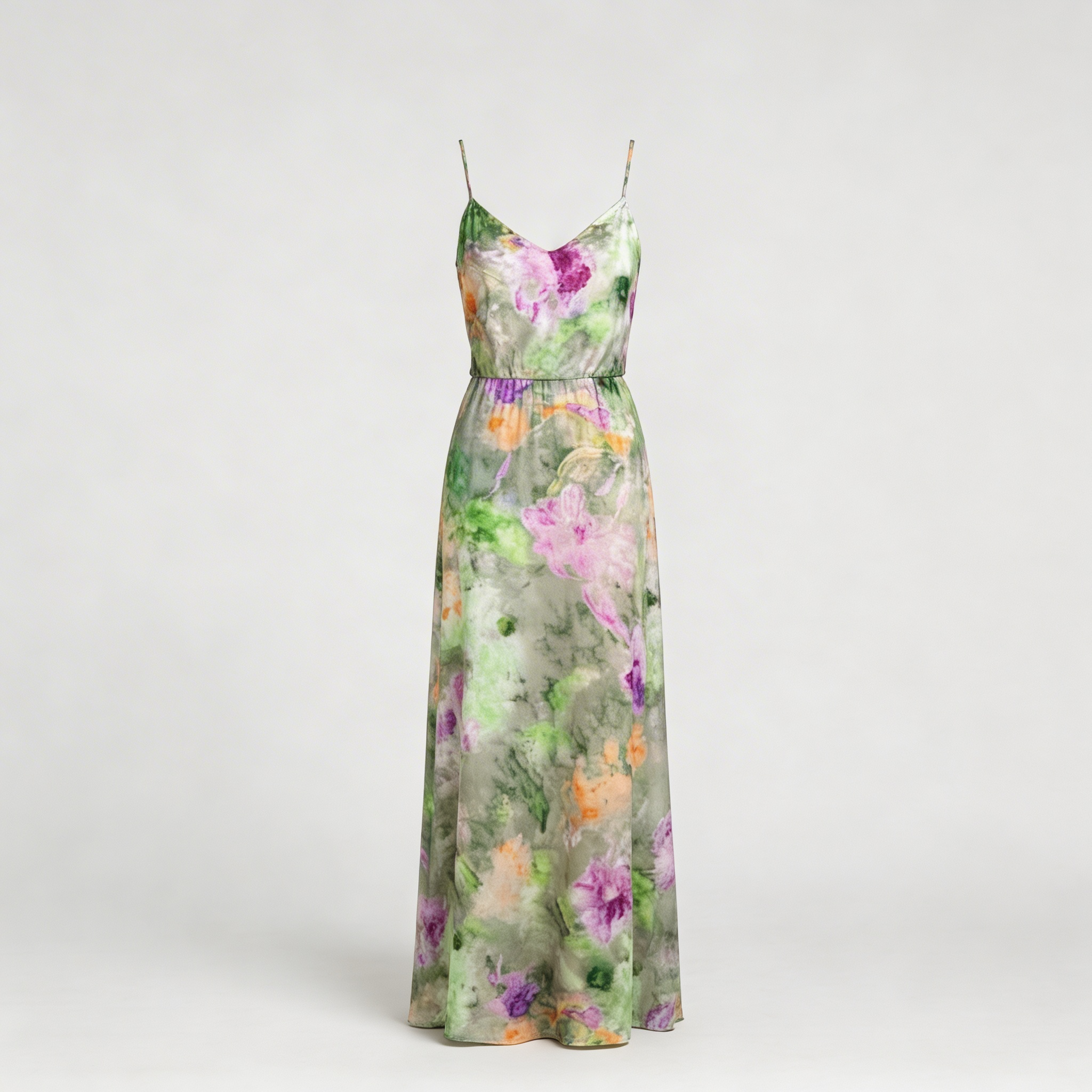 Rizile | Robe maxi légère à motif moderne