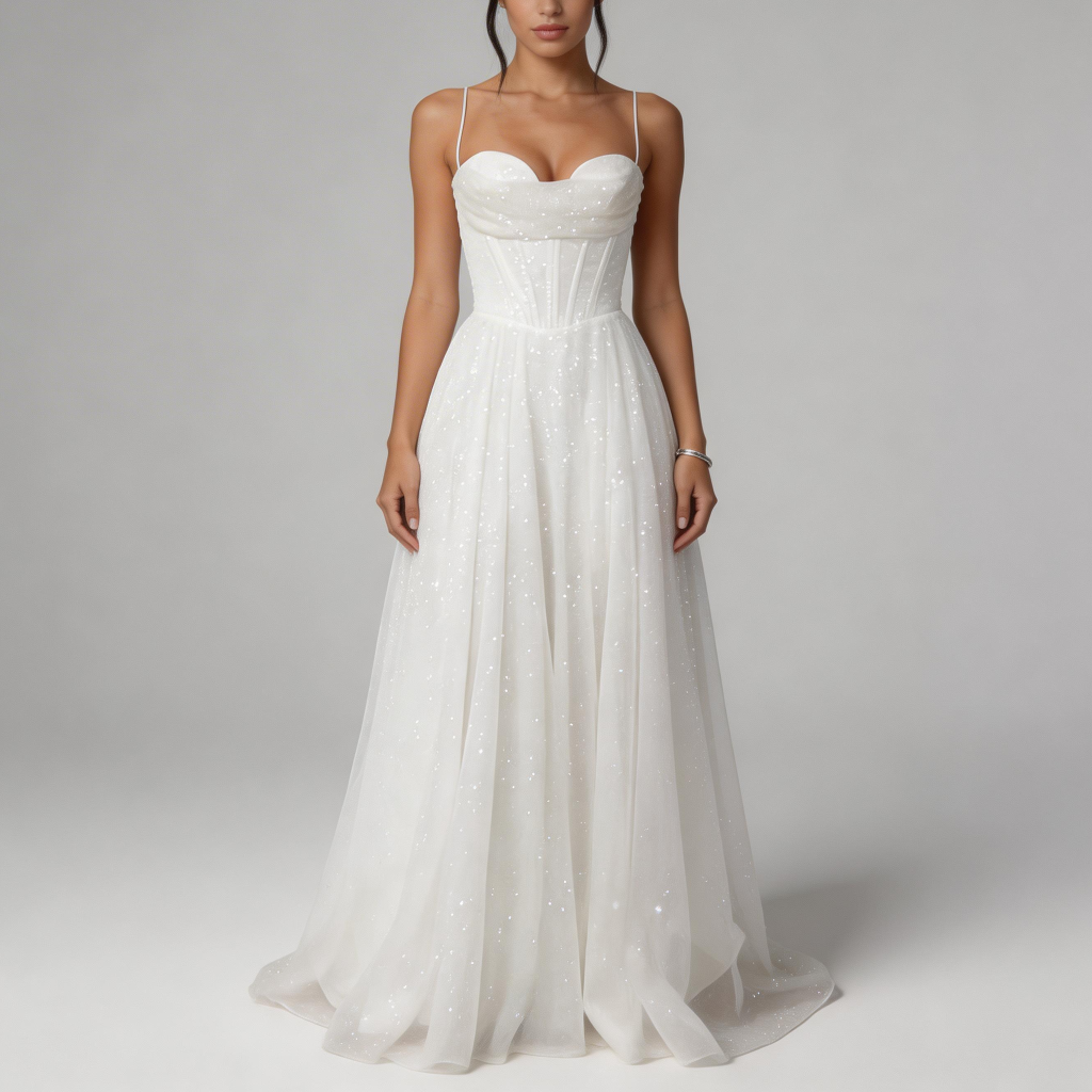 Rizile | Satin robe maxi avec dos ouvert