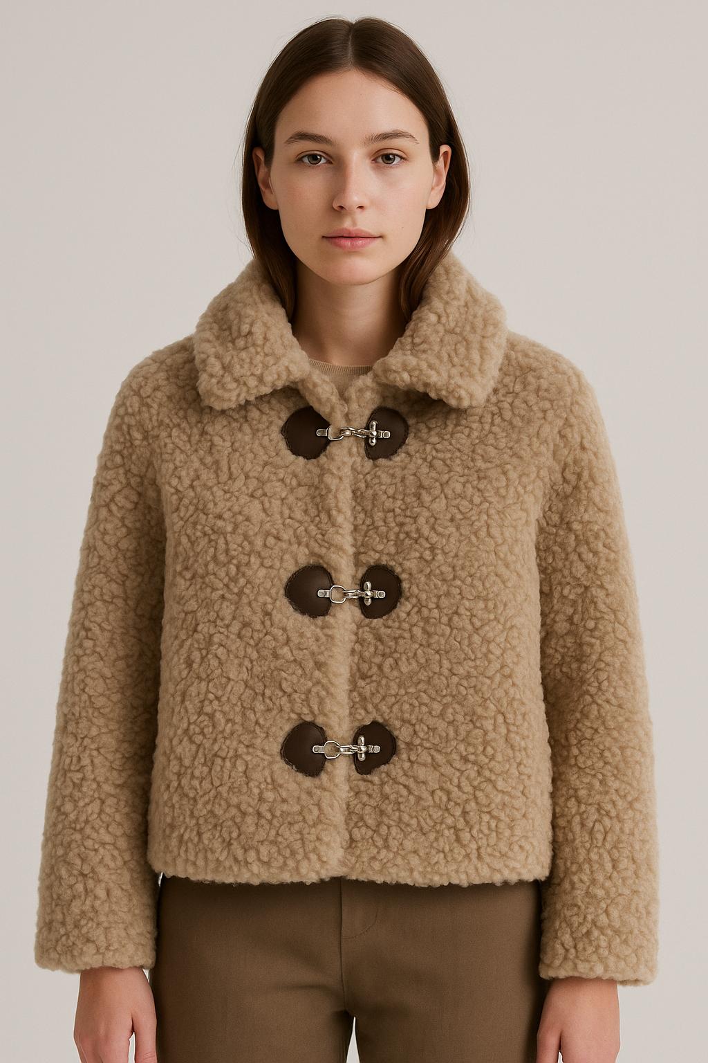 Robe rose pour femme à manches bouffantes