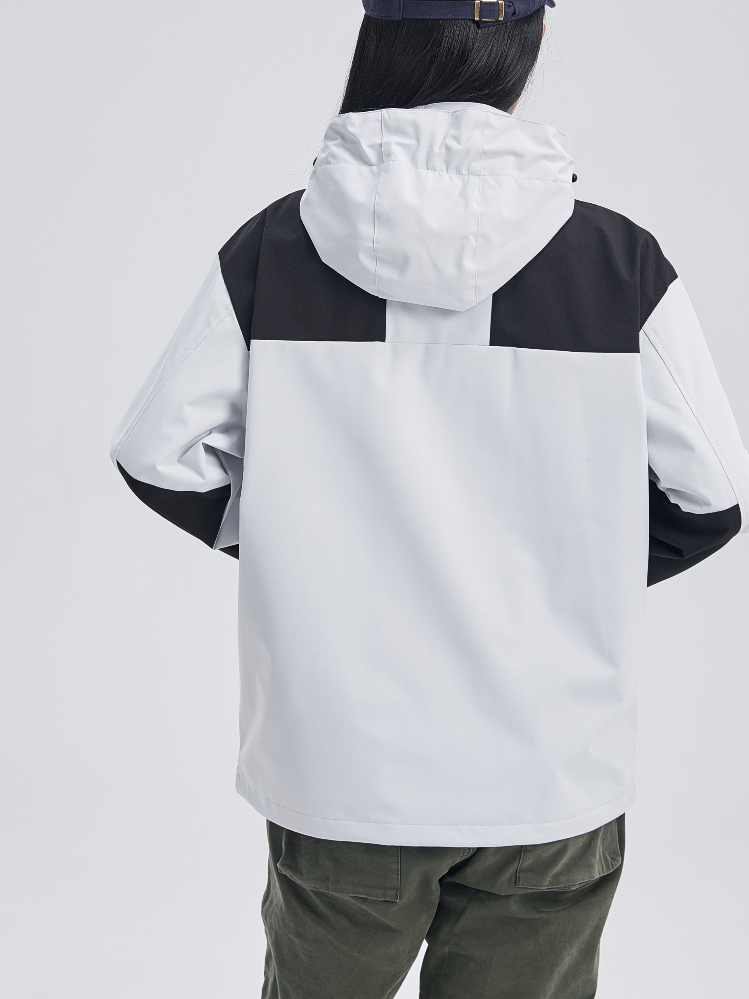 Veste d'hiver polaire 3 en 1 pour femme avec capuche