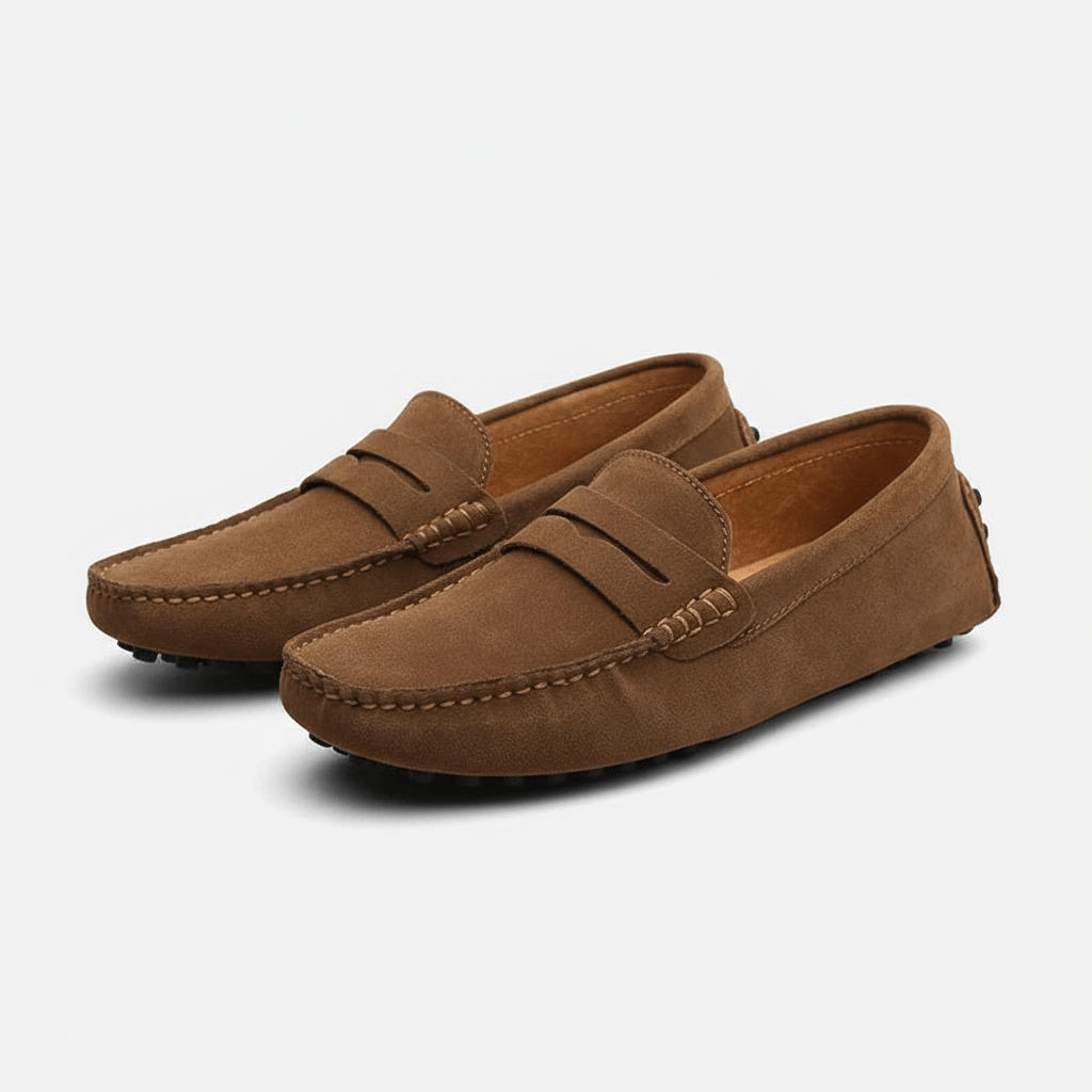 Abel | Mocasines italianos de hombre - Marrón