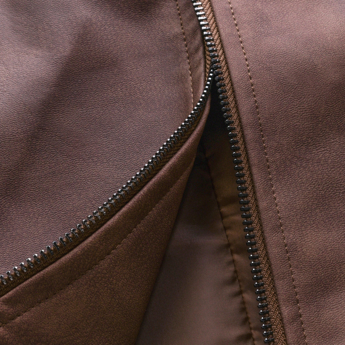 Adolfo | Chaqueta de cuero de hombre con cremallera - foto 5