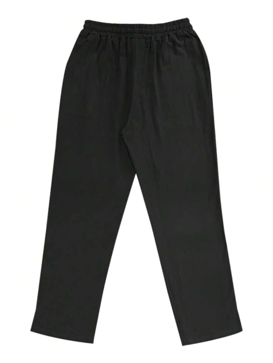 Adrián | Pantalón de lino de hombre con cordón - view 14