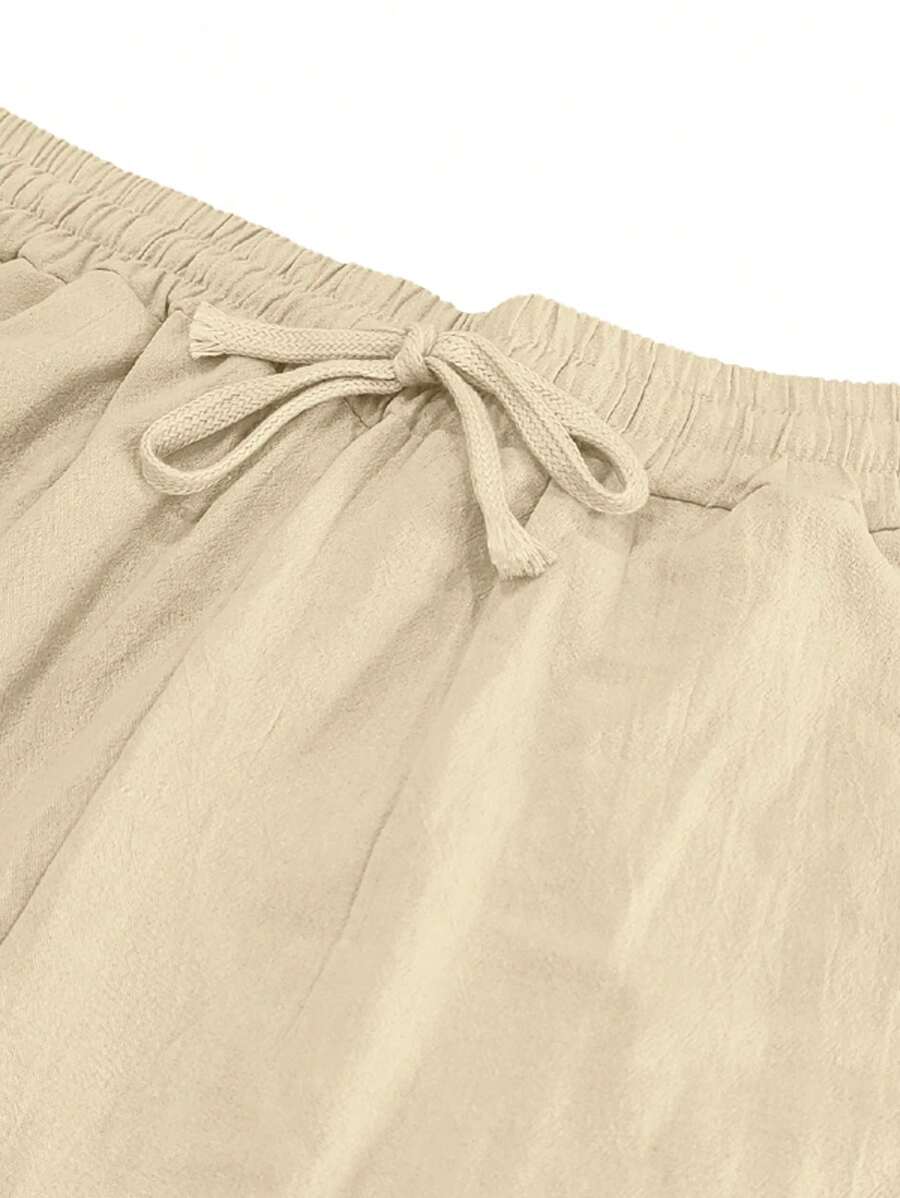 Adrián | Pantalón de lino de hombre con cordón - view 21