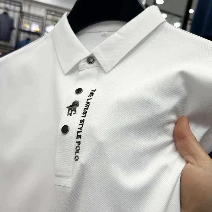 Aitor | Polo de hombre transpirable - Blanco