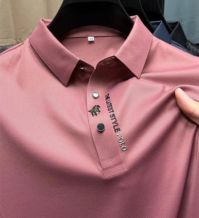 Aitor | Polo de hombre transpirable - Rosa