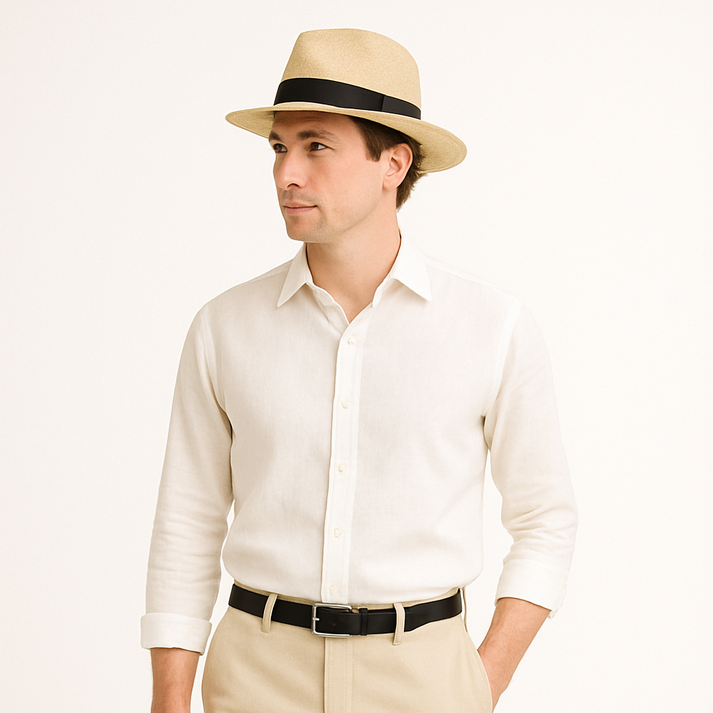 Bartosz | Sombrero panamá de hombre de paja - view 7