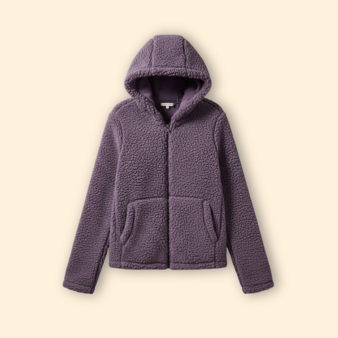 Catalina | Chaqueta de borreguito con capucha para mujer - foto 10