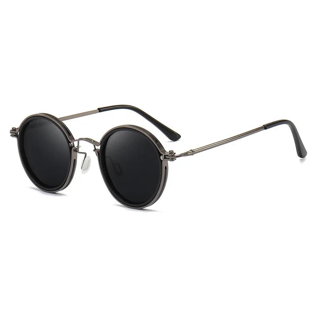 César | Gafas de sol redondas de montura metálica - view 9