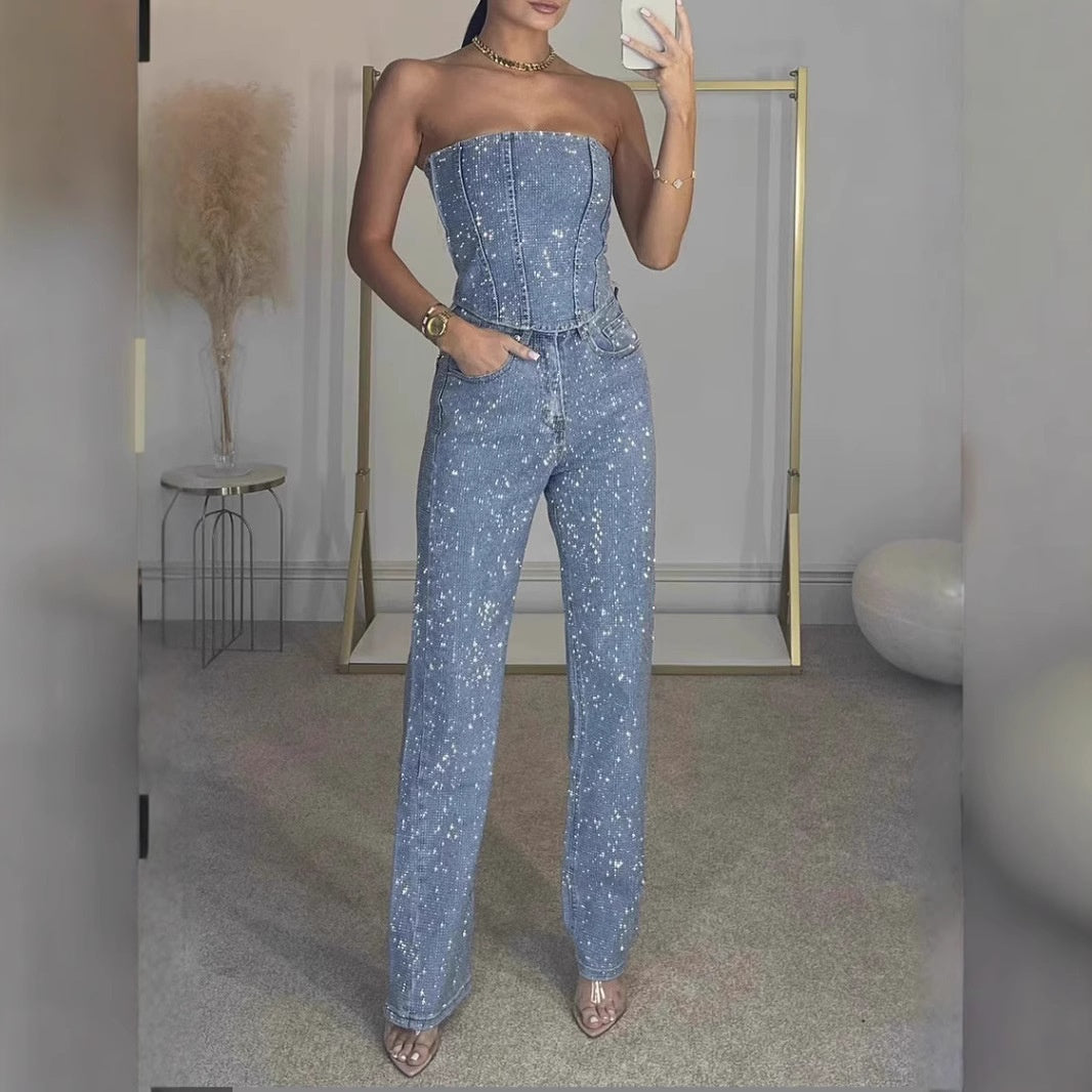 Consuelo | Conjunto de dos piezas de lentejuelas para fiesta - foto 9
