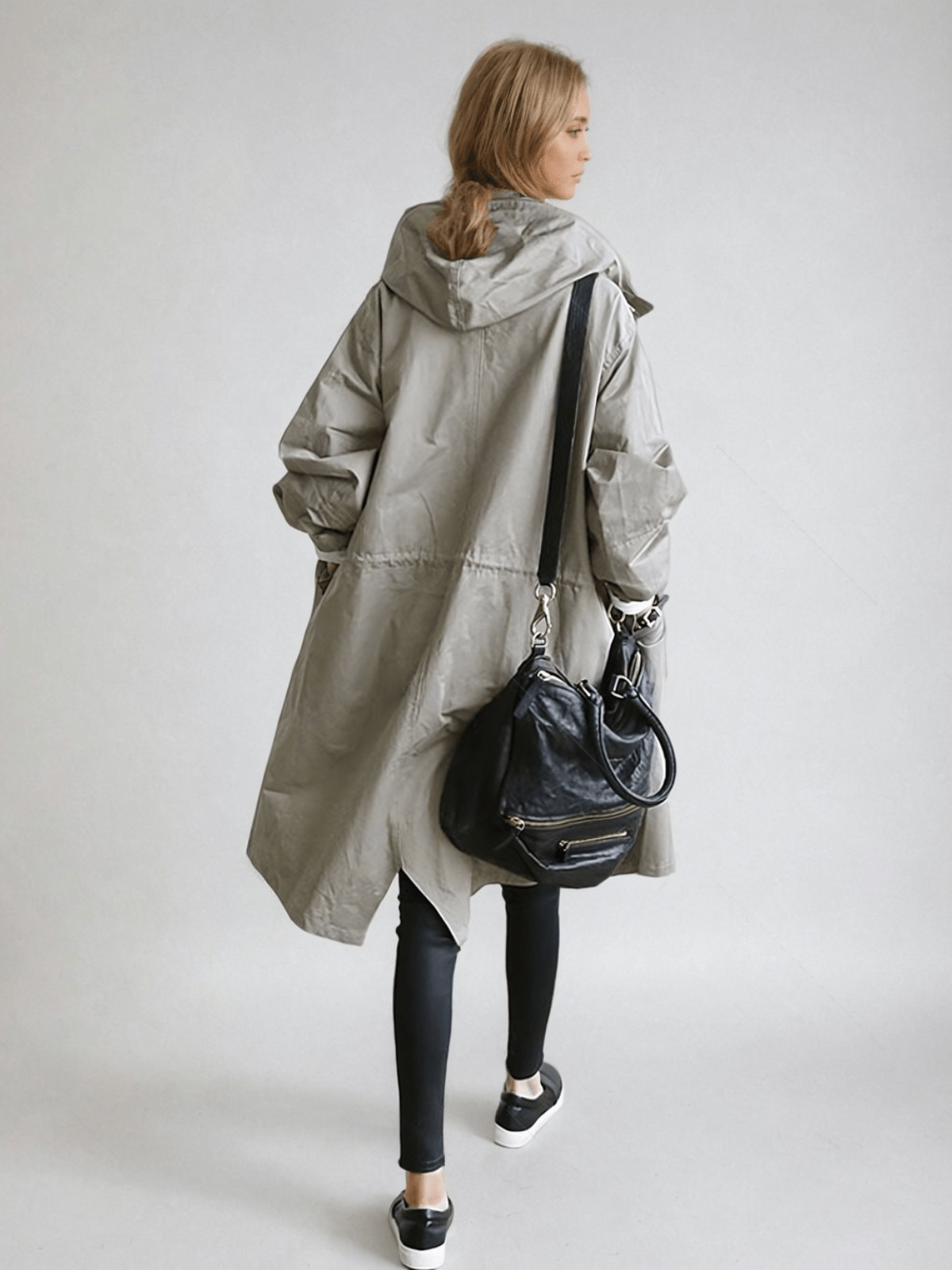 Dolores | Gabardina de mujer con capucha, oversize - foto 7