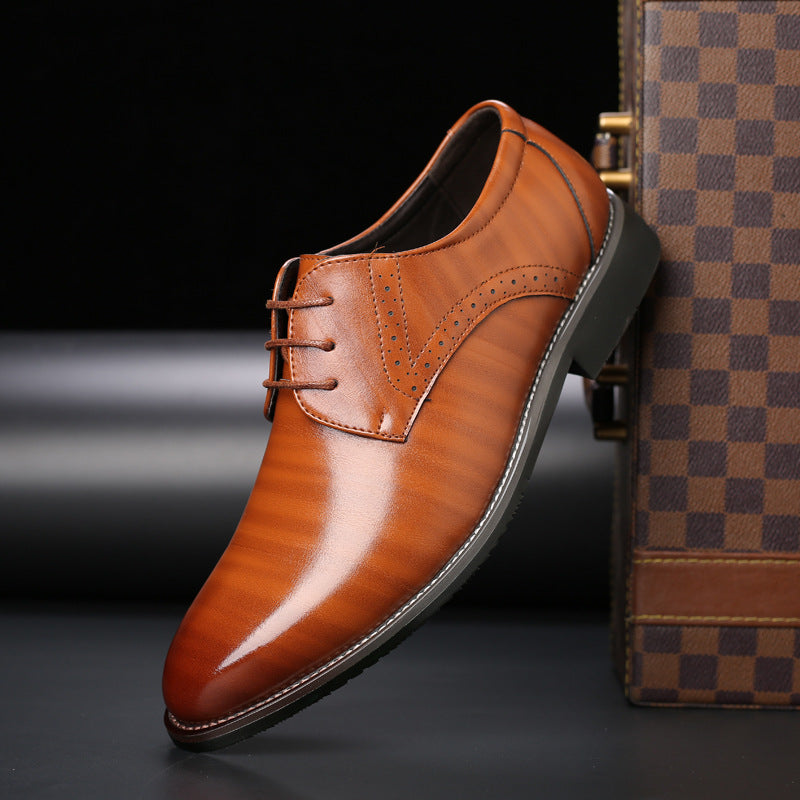 Esteban | Zapatos de vestir derby de hombre - Amarillo