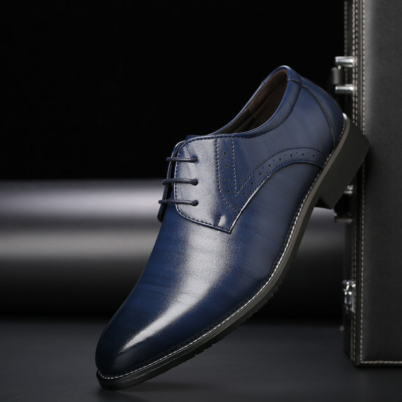 Esteban | Zapatos de vestir derby de hombre - Azul