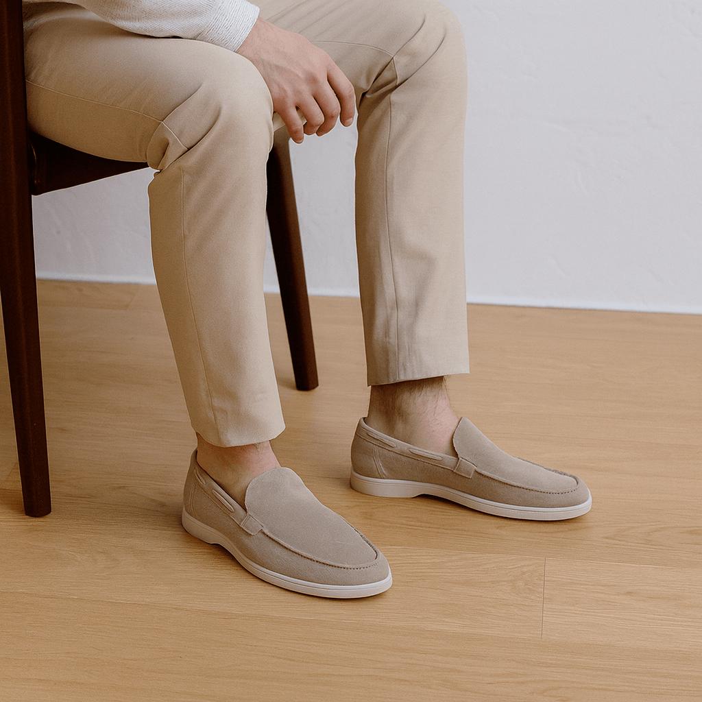 Fernando | Mocasines de ante para hombre sin cordones - view 5
