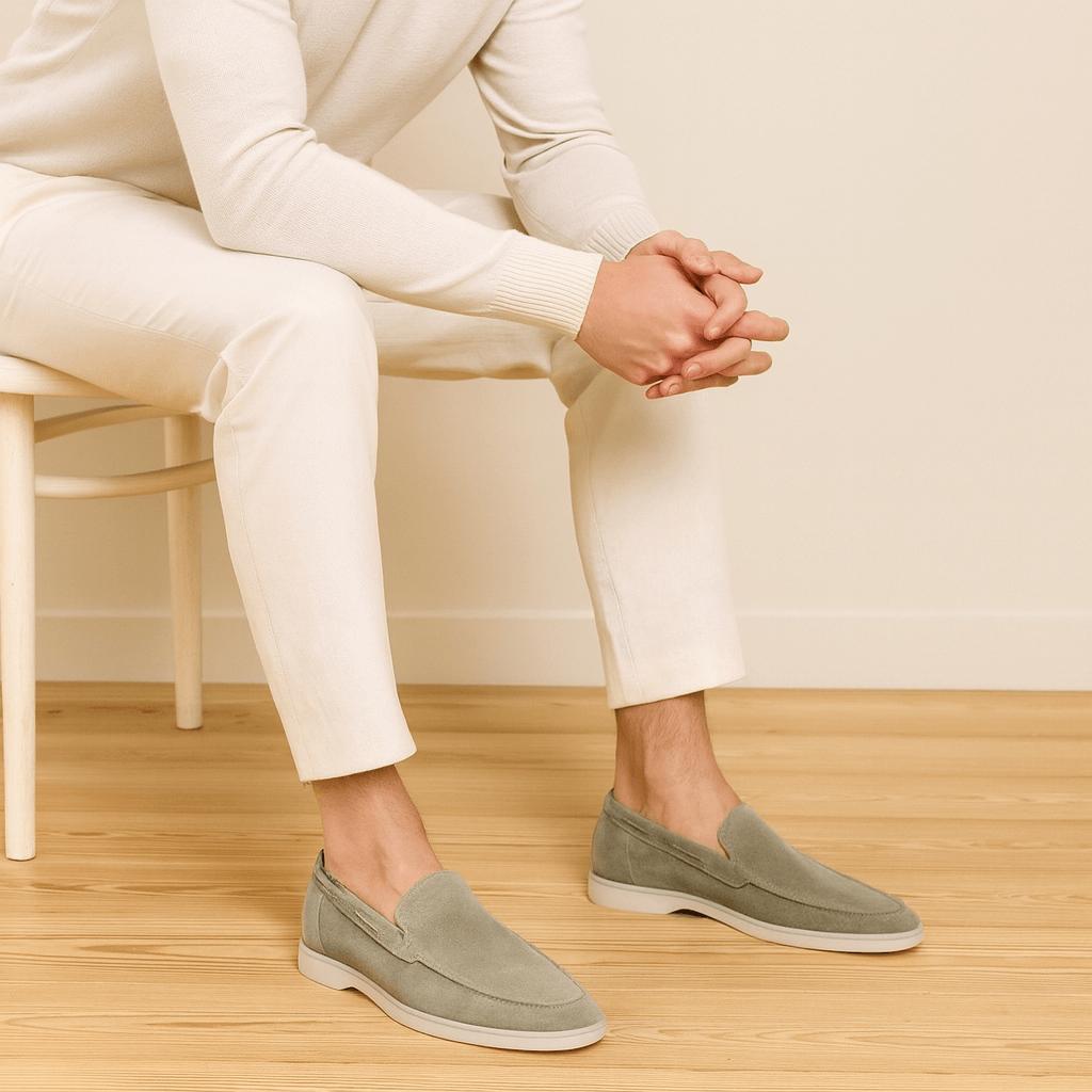 Fernando | Mocasines de ante para hombre sin cordones - view 7