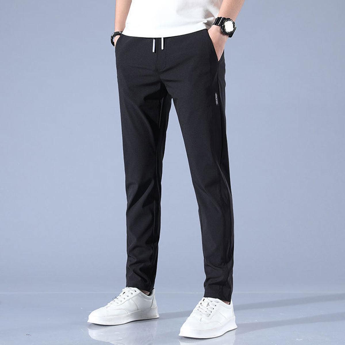 Guillermo | Pantalón deportivo de hombre slim fit - Negro