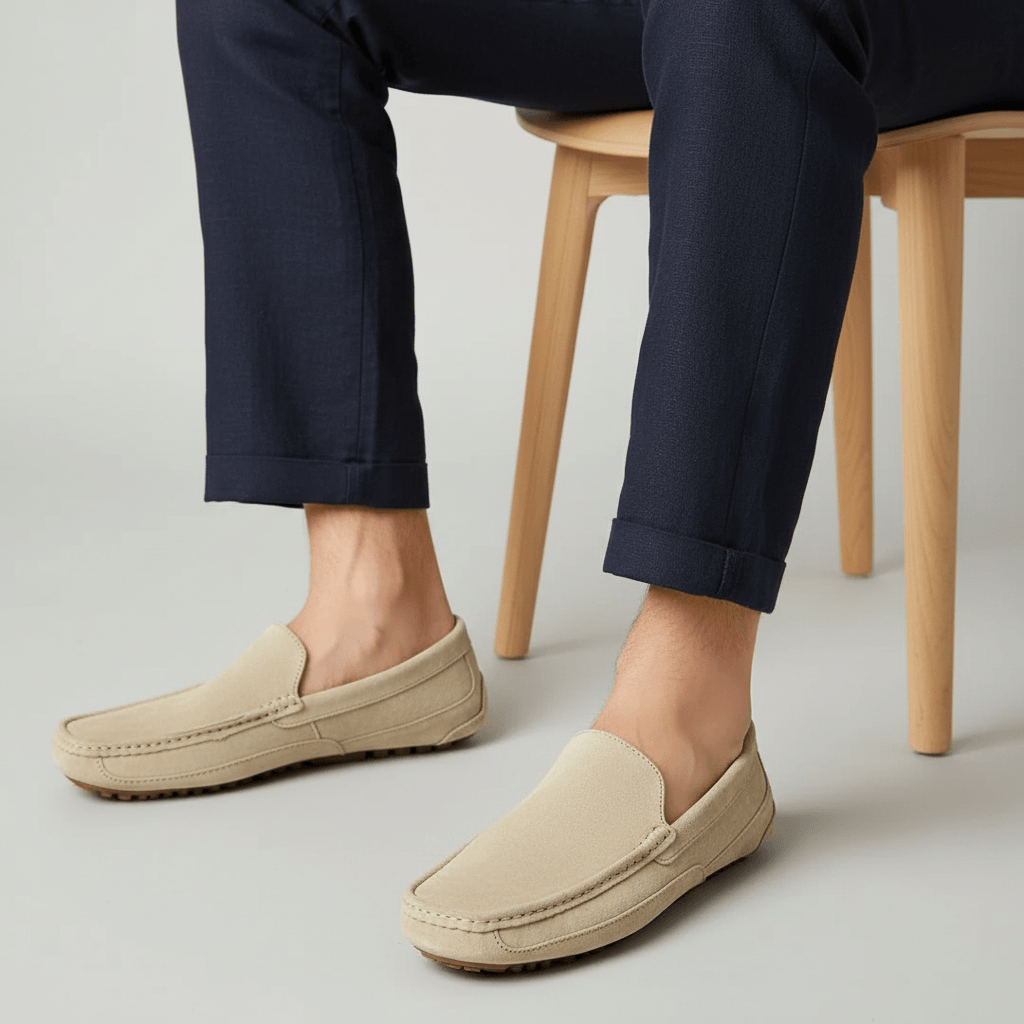 Héctor | Mocasines de ante de hombre - view 4