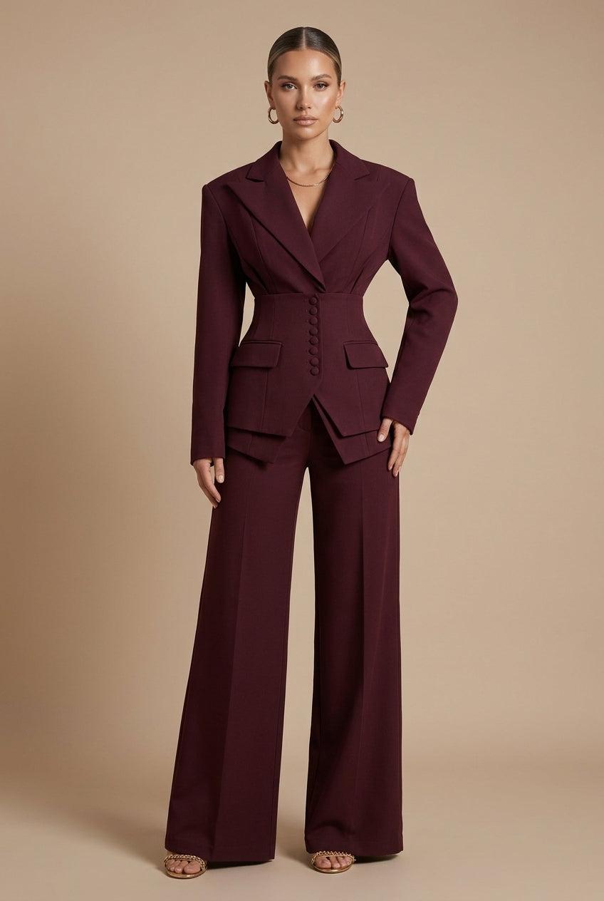 Isabel | Traje de chaqueta y pantalón de mujer - view 8