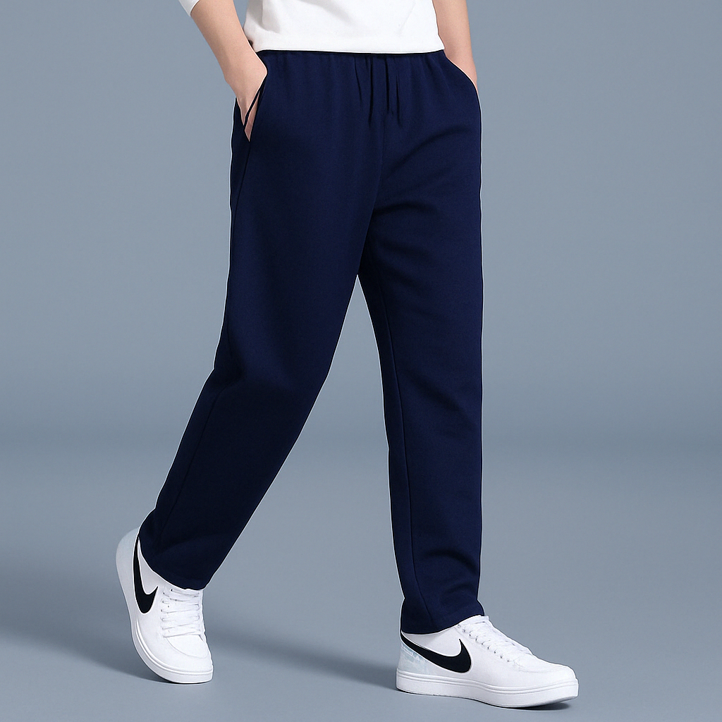 Jacobo | Pantalón jogger de hombre de corte regular - Azul oscuro
