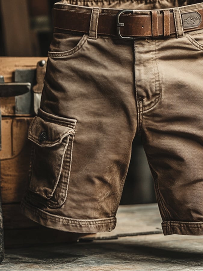 Jaime | Pantalones cortos cargo de hombre - view 5