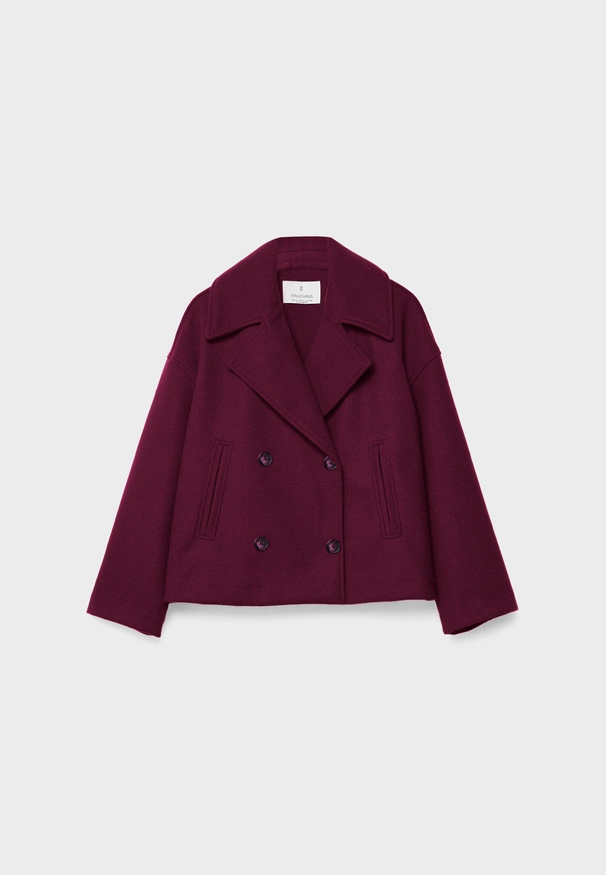 Martina | Chaqueta corta de mujer con doble botonadura - Rojo