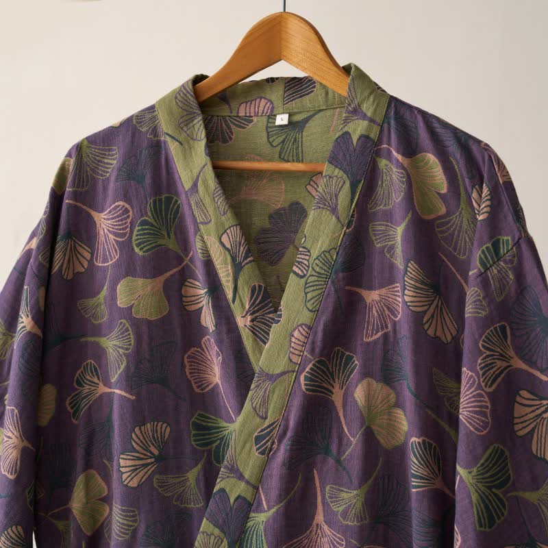 Nilo | Bata kimono de algodón de mujer - foto 18