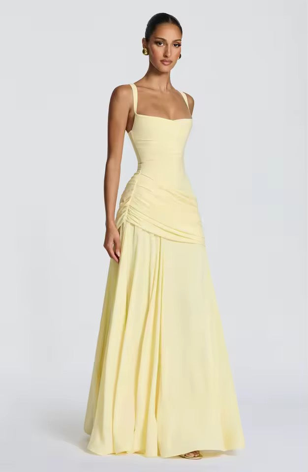 Nuria | Vestido maxi de mujer con escote de corazón - view 4
