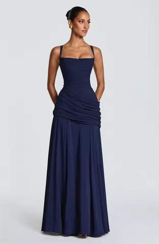 Nuria | Vestido maxi de mujer con escote de corazón - view 9
