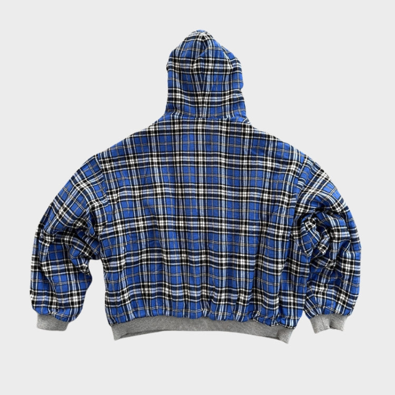 Orlando | Sudadera con capucha de hombre oversize reversible con cremallera - foto 7