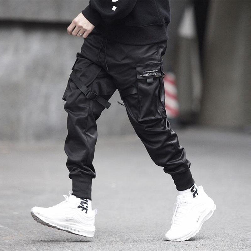 Óscar | Pantalón cargo jogger de hombre - Negro