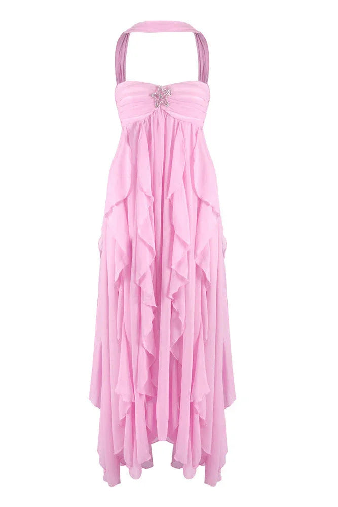 Sofía | Vestido largo de mujer con volantes - view 19