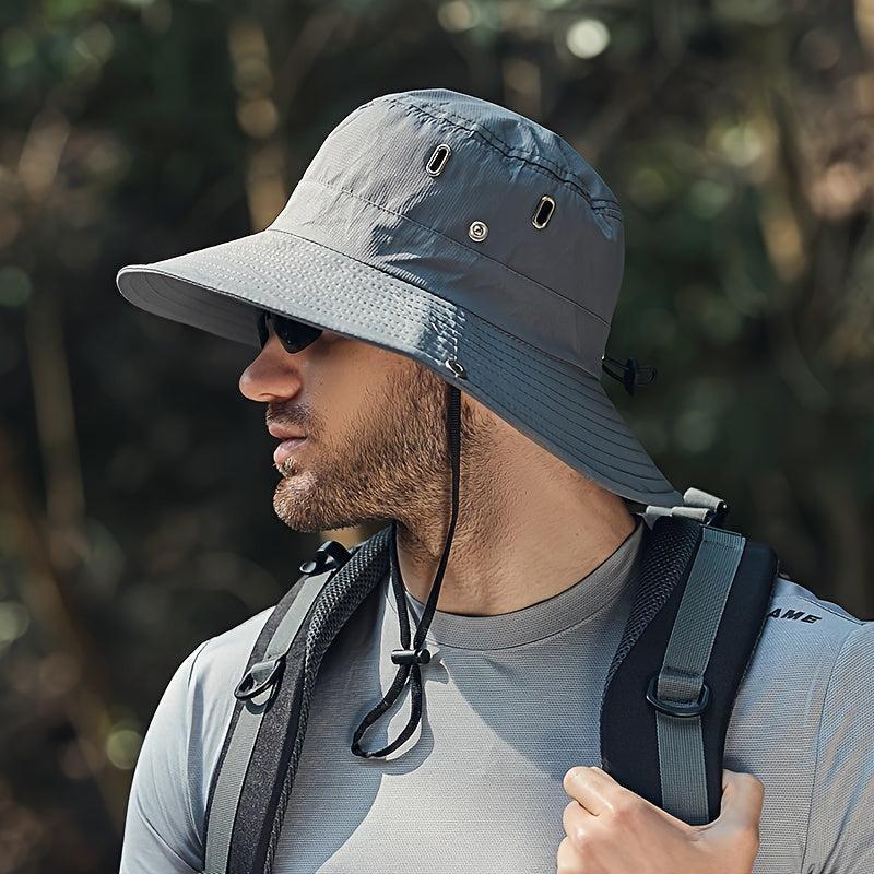 Tomasz | Sombrero de ala ancha para el sol - Gris