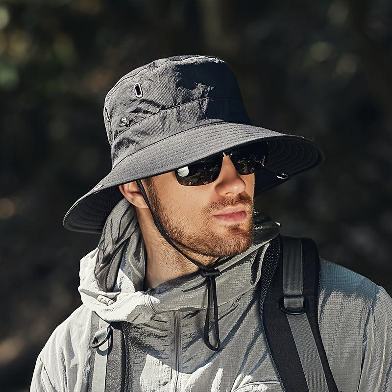 Tomasz | Sombrero de ala ancha para el sol - Negro