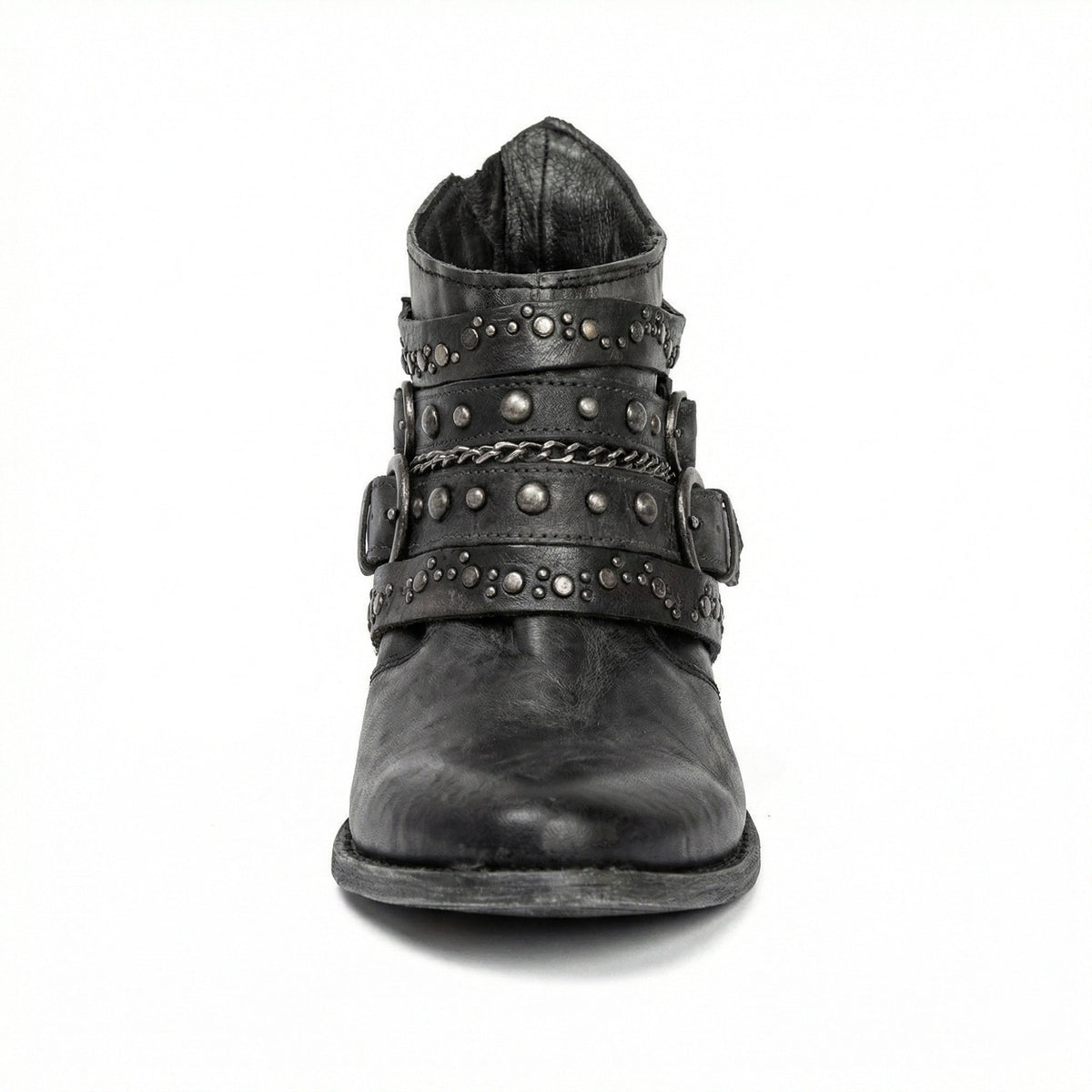 Violeta | Botines de mujer con tachuelas y cadena - foto 15
